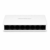 ���������� Unitechnology UT-SO8F [8 ������, 100 M���/�, 8 x RJ45 10/100 Mbit/s, �����]