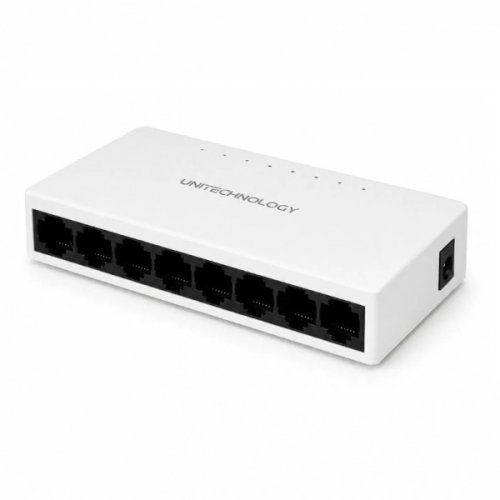 ���������� Unitechnology UT-SO8F [8 ������, 100 M���/�, 8 x RJ45 10/100 Mbit/s, �����]