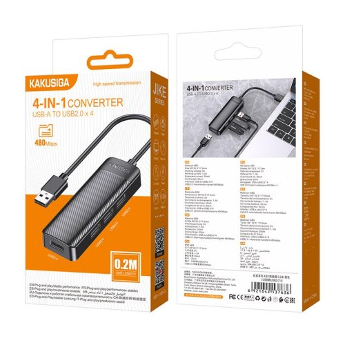 ������������ USB HUB Kakusiga KSC-1409-G 4USB 2.0 0.2 � �� USB ������