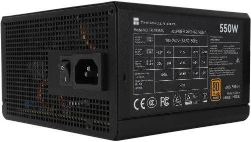 Блок питания 550W Thermalright TR-TB550S 80 Plus BRONZE 20+4 pin, 4+4 pin x2, 6+2 pin x1, 4 pin Mole Блок питания 550W Thermalright TR-TB550S 80 Plus BRONZE 20+4 pin, 4+4 pin x2, 6+2 pin x1, 4 pin Mole
