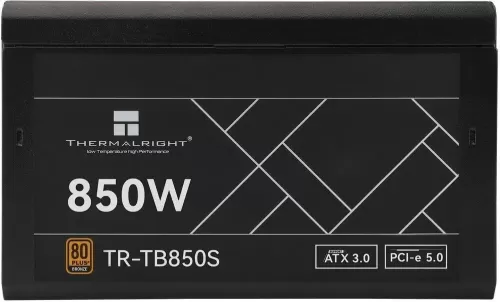 Блок питания 850W Thermalright TR-TB850S 80 Plus BRONZE 20+4 pin, 4+4 pin x1, 6+2 pin x2, 12+4 pin P Блок питания 850W Thermalright TR-TB850S 80 Plus BRONZE 20+4 pin, 4+4 pin x1, 6+2 pin x2, 12+4 pin P