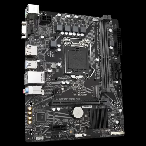 . GIGABYTE H510M S2H V3 (LGA 1200, Intel H470,  3200 ,mATX, M.2  1, Display Port  1, HDMI  1, VGA (D-Sub)  1,Gigabit Ethernet, Ret )