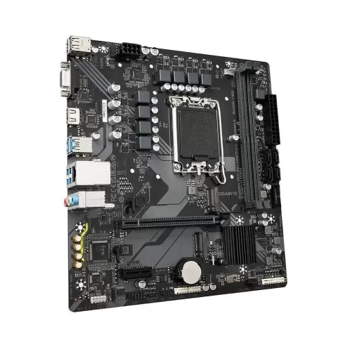 Материнская плата GIGABYTE B760M H DDR4 LGA 1700, Intel B760, 2xDDR4-3200 Mhz, 1xPCI-Ex16, 2xM.2, Mi Материнская плата GIGABYTE B760M H DDR4 LGA 1700, Intel B760, 2xDDR4-3200 Mhz, 1xPCI-Ex16, 2xM.2, Mi