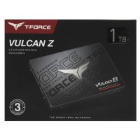 ������������� ���������� SSD 2.5 1Tb TEAMGROUP VULCAN Z [T253TZ001T0C101] [SATA III] (�������� ������ �� 550 ��/�, ������ �� 500 ��/�, 3 ��� TLC,TBW: 200TB)
