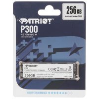 ������������� ���������� SSD M.2 256Gb Patriot P300 [P300P256GM28] [PCIe 3.0 x4, ������ - 1700 �����/���, ������ - 1100 �����/���, NVM Express, TBW - 120 ��]