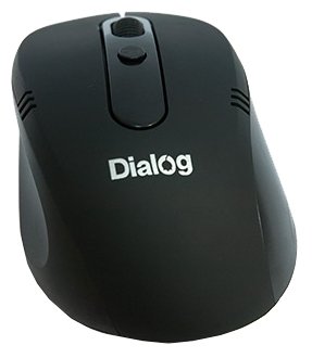 ���� MROP-03U BLACK Dialog Pointer RF 2.4G Optical - 3 ������ + ����� ���������, USB, ������